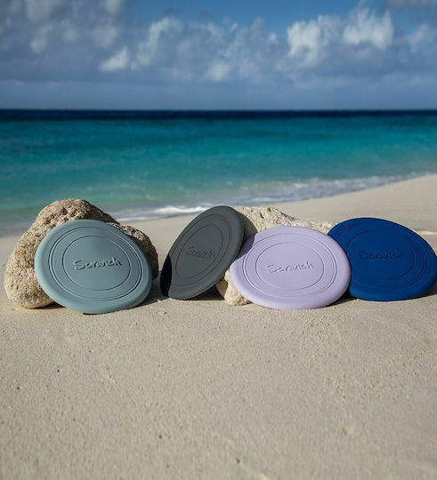 Scrunch Frisbee Σιλικόνης Γκρι με Διάμετρο 16 εκ.