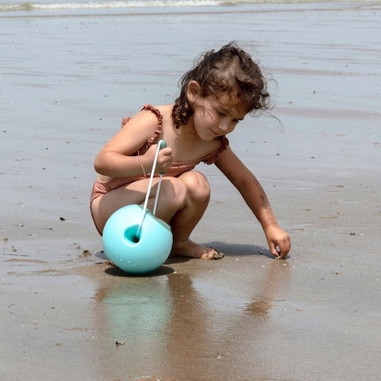 Quut Ballo Beach Bucket made of Plastic Blue