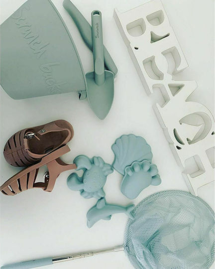 Scrunch Sand Molds Set made of Silicone Beige 4pcs