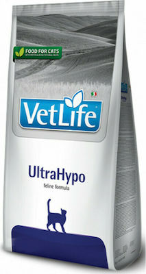 Farmina Vet Life Ultra Hypo Trockenfutter für erwachsene Katzen mit Reis / Fisch 0.4kg