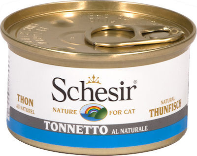 Schesir Nature for Cat Wet Food for Adult Cats In Can with Tuna 1pc 85gr