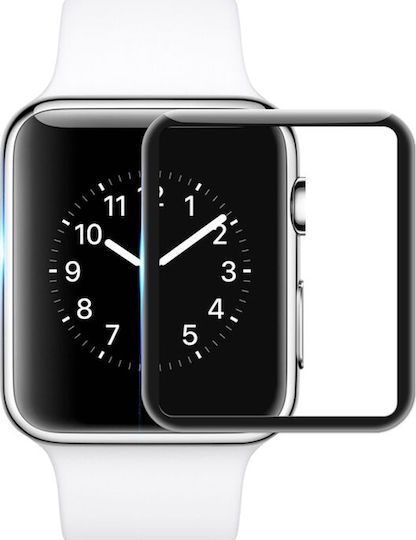 Mocolo 3D Curved Vollflächig gehärtetes Glas für das Apple Watch 42mm 1Stück