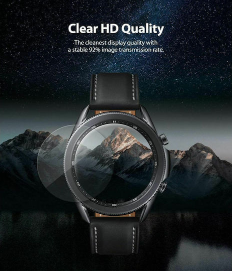 Ringke ID Tempered Glass for the Galaxy Watch 3 45mm 2pcs