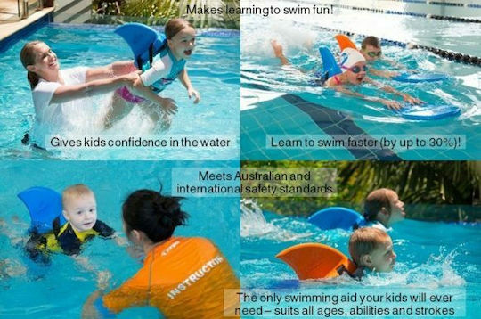 SwimFin Aid Swim Belt for 3-6 Years Old Green