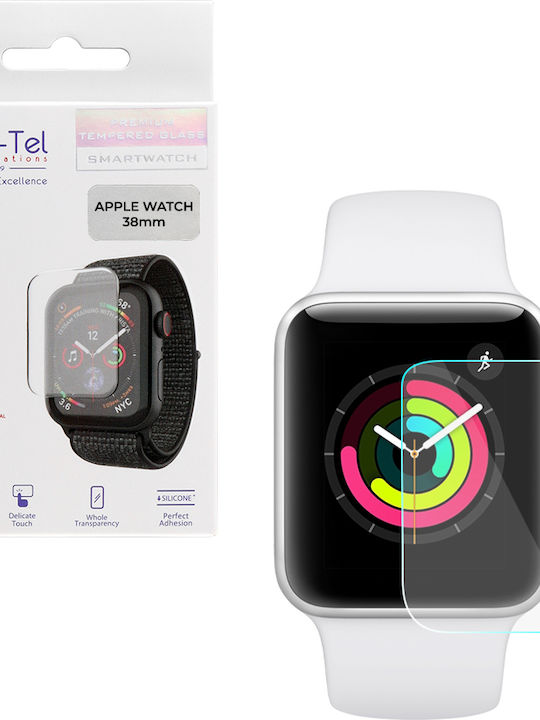 Volte-Tel 2.5D Full Glue Gehärtetes Glas für das Apple Watch 38mm 1Stück 8169618