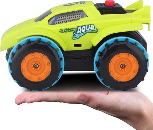 Maisto Cyclone Aqua Tread Remote Controlled Car Stunt Yellow