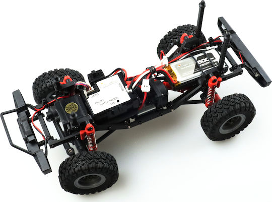 Amewi AMXRock AM4 Li-Po Akku 600mAh Радиоуправляемо Автомобил Пълзящи машини 4WD Син