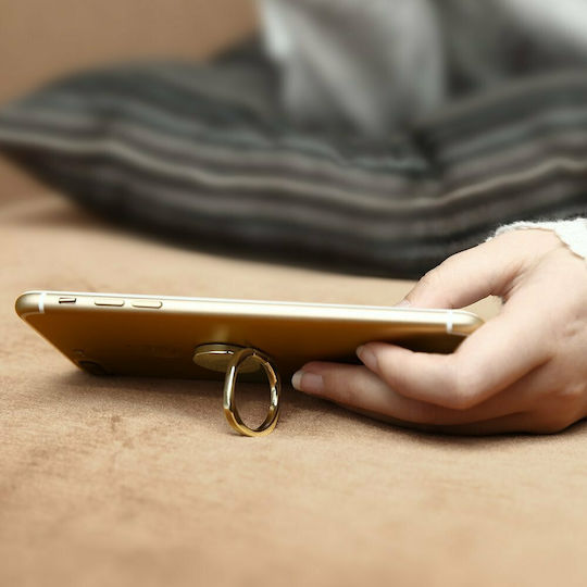 Baseus Privity Ring for Mobile Phone in Gold Colour