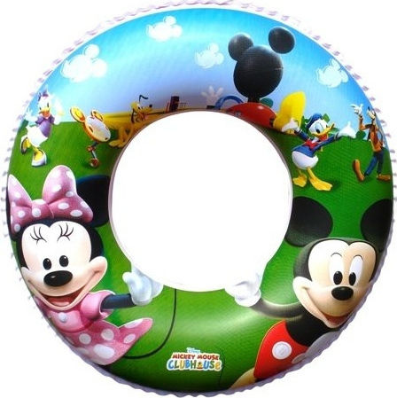 Bestway Παιδικό Σωσίβιο Κουλούρα Mickey με Διάμετρο 56εκ. για 3-6 Ετών Πολύχρωμο
