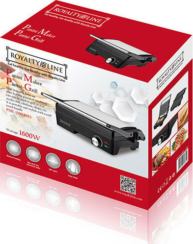 Royalty Line .869.1 Sandwichmaker Grill 1600W Schwarz