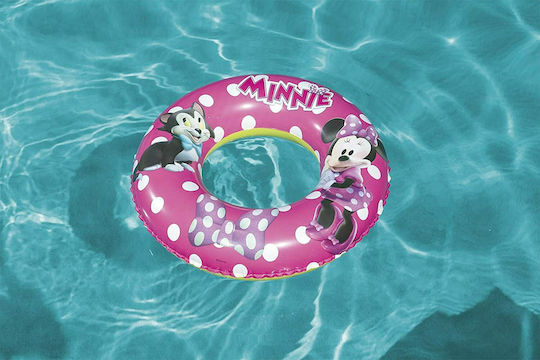 Bestway Детски Плувен Кръг Minnie с Диаметър 56см. от 0 Години Фуксия Minnie