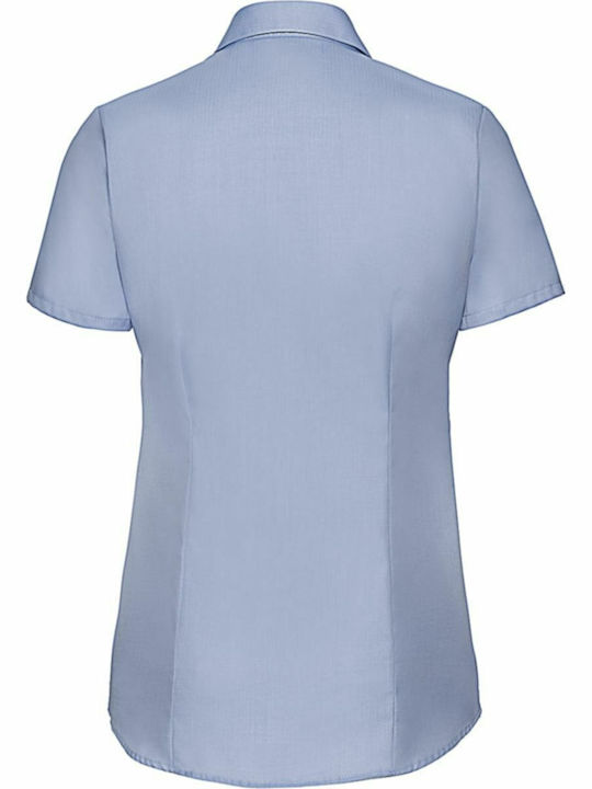 Russell Europe Women's Promotional T-shirt Short Sleeve in Light Blue Color