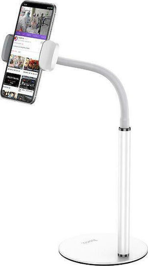 Hoco PH28 Mobile Phone Stand with Extension Arm in White Colour