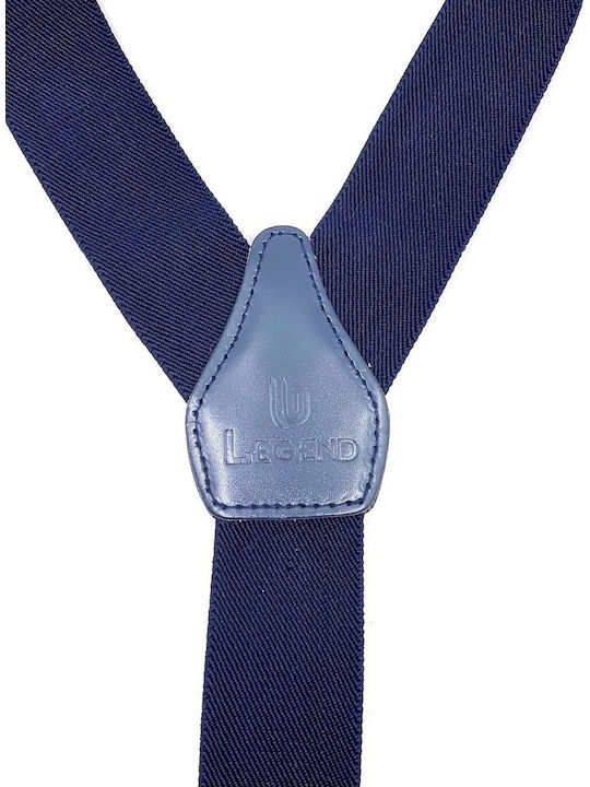 Legend Accessories Τιράντες Μονόχρωμες Μπλε Legend Accessories Τιράντες Μονόχρωμες Μπλε