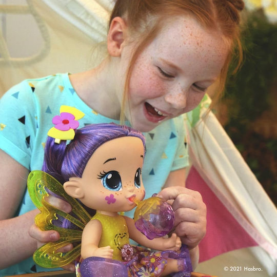 Hasbro Комплект за бебешки кукли Glo Pixies Siena Sparkle за 3+ Години