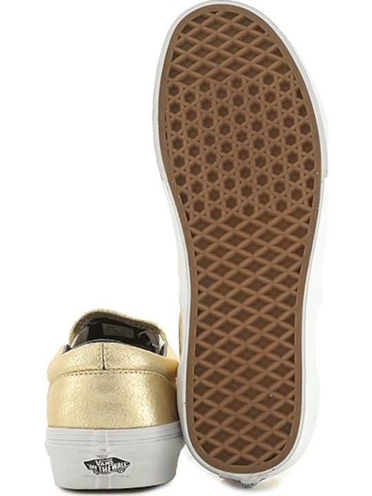 Classic Leather Women's Slip-Ons Metallic Leather