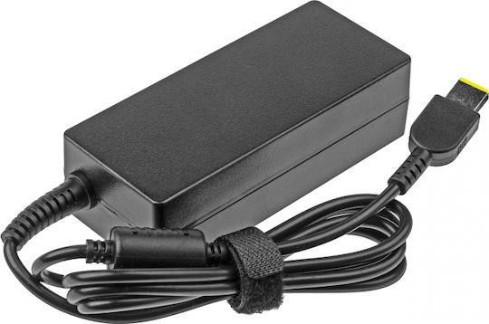 Green Cell Laptop Charger 65W 20V 3.25A for Lenovo with Detachable Power Cord