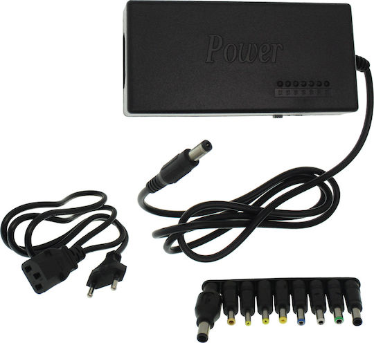Minwa Universal Φορτιστής Laptop 120W 24V 5A με Αποσπώμενο Καλώδιο Τροφοδοσίας και με σετ βυσμάτων