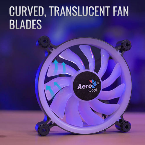 Aerocool Spectro 12 FRGB Gehäuselüfter 120mm (1000rpm / 35.8cfm) mit Verbindung 4-Pin Molex