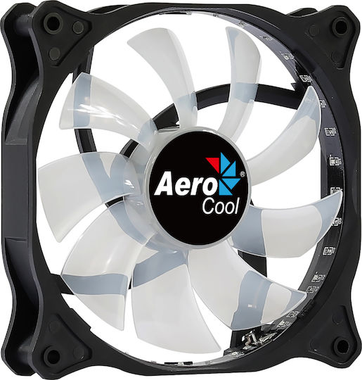 Aerocool Cosmo 12 FRGB Вентилатор за Кутия 120мм (1000rpm / 26.2cfm) с 4-пинов Молекс Свързване