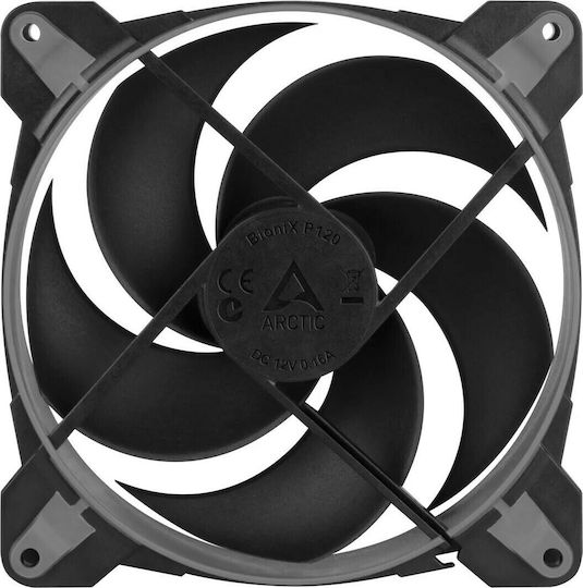 Arctic BioniX P120 4-Pin PWM / 4-Pin Molex Case Fan Gray