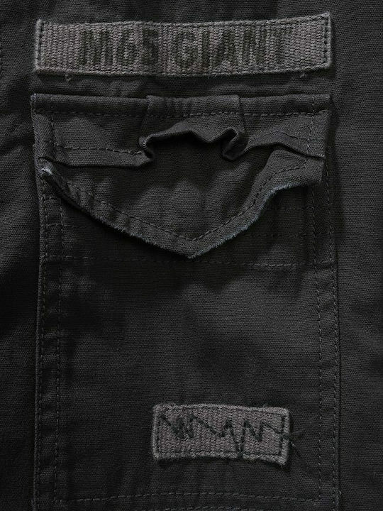 M65 Giant Kurz Damen Parka Jacke für Winter Schwarz