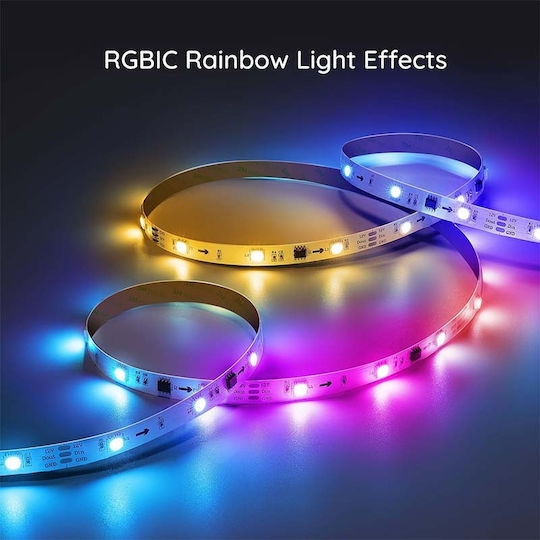 Govee Smart LED Strip Wi-Fi 12V RGB Light 5m with WiFi Controller