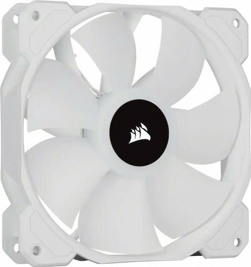 Corsair iCUE SP120 RGB Elite Performance Gehäuselüfter mit Verbindung 4-Pin PWM 1Stück Weiß