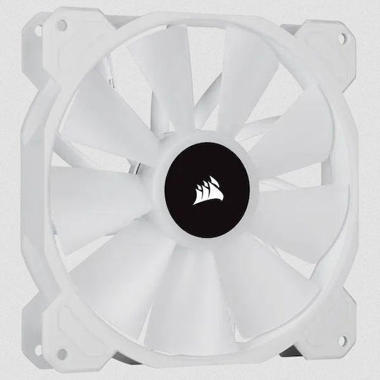Corsair iCUE SP140 Elite Performance Case Fan (1200rpm / 68.1cfm) με ARGB Φωτισμό και Σύνδεση 4-Pin PWM 2τμχ Λευκό
