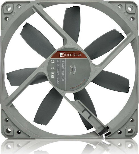 Noctua NF-S12B Redux-700 Gehäuselüfter 120mm (700rpm / 33,49cfm) Ohne LEDs Verbindung 3-polig Graue