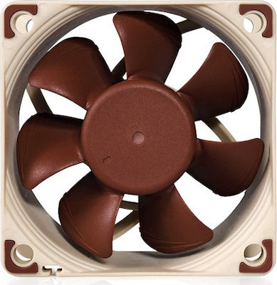 Noctua NF-A6X25 5V 60mm 3-Pin White Lighting Case Fan White