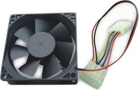 Gembird Gehäuselüfter 4 Case Fan 80mm (2600rpm / 32cfm) Ohne LEDs Beleuchtung und Verbindung 4-Pin Molex