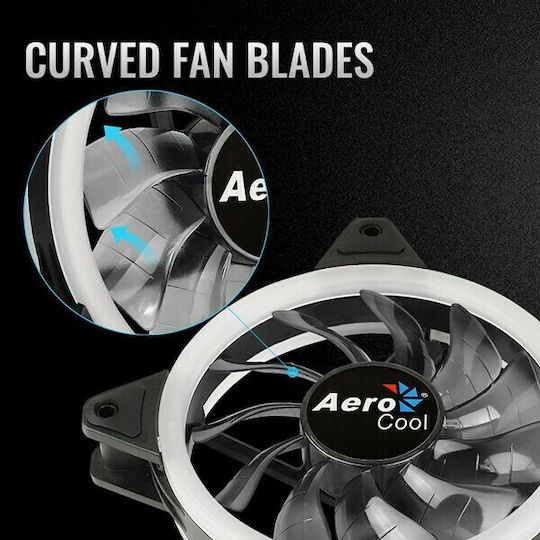 REV RGB 120mm 4-Pin Molex Case Fan