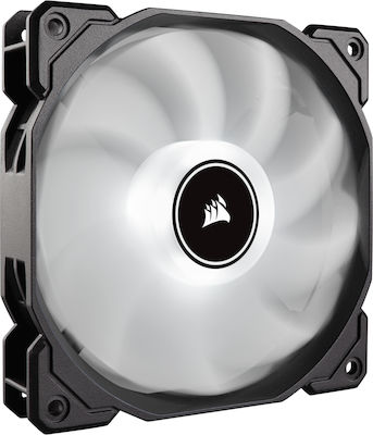 Corsair Air Series AF140 LED (2018) Case Fan (1150rpm / 62cfm) με Λευκό Φωτισμό και Σύνδεση 3-Pin 2τμχ Λευκό