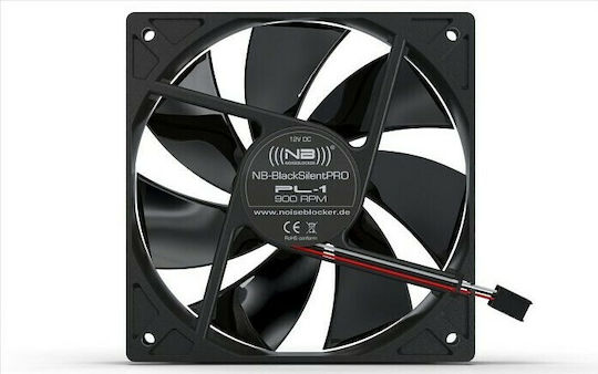 Noiseblocker Blacknoise Silent Pro Case Fans 120mm (1500rpm / 58.7cfm) Without LEDs Connection 4-Pin PWM
