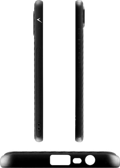 Volte-Tel Carbon Camera Protective Back Cover Σιλικόνης Μαύρο (Realme C11 2021)