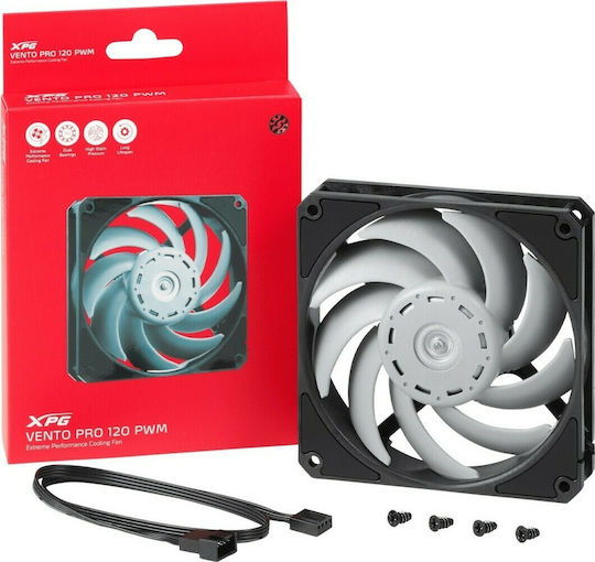 Adata XPG Vento Pro 120 Gehäuselüfter (2150rpm) Ohne LEDs Beleuchtung und Verbindung 4-Pin PWM