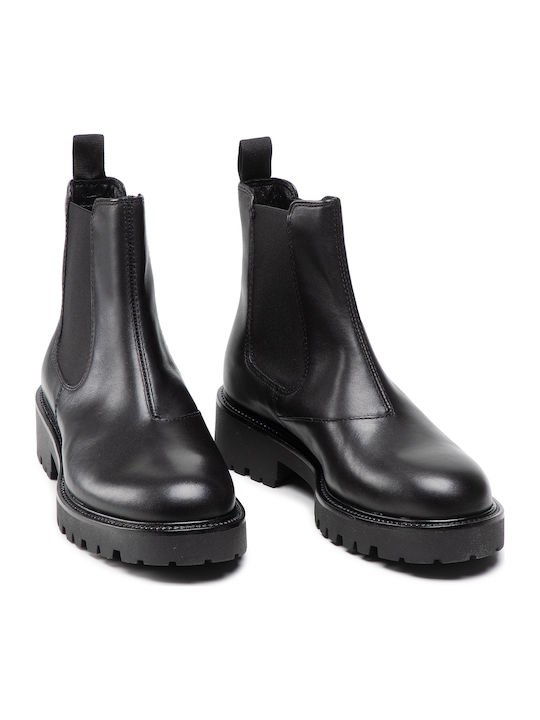 Kenova Leather Women's Chelsea Boots Black