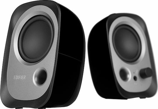 Edifier R12U Компютърни тонколони 2.0 с мощност 4W в Черен цвят