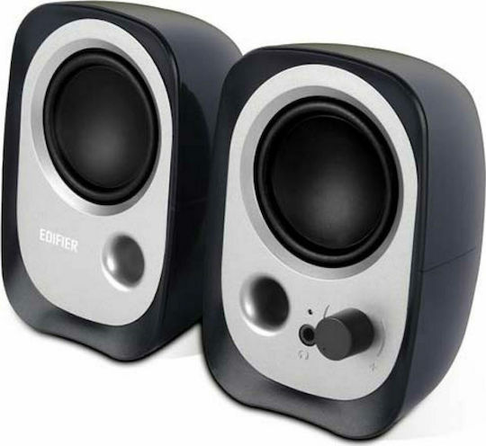 Edifier R12U Компютърни тонколони 2.0 с мощност 4W в Черен цвят