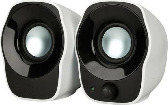 Logitech Z120 Ηχεία Υπολογιστή 2.0 με Ισχύ 1.2W σε Λευκό Χρώμα