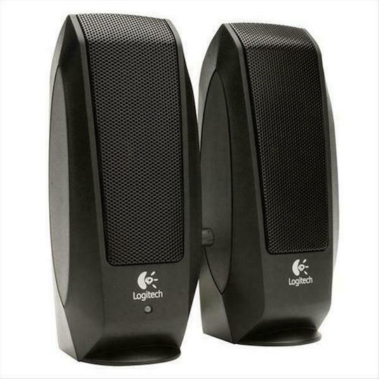 Logitech S120 Difuzoare de Calculator 2.0 cu Putere 2.3W în Negru Culoare