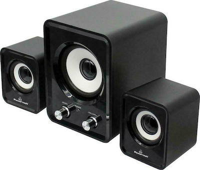 Powertech PT-843 2.1 Speakers 3W Black