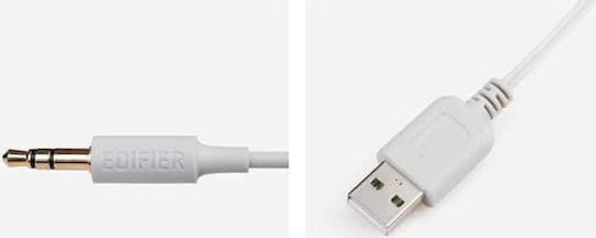 Edifier R12U Ηχεία Υπολογιστή 2.0 με Ισχύ 4W σε Λευκό Χρώμα