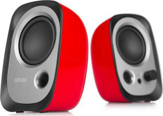 Edifier R12U Компютърни тонколони 2.0 с мощност 4W в Червен цвят