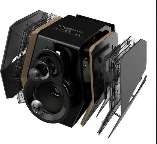 Edifier G5000 Безжични компютърни тонколони Компютърни тонколони 2.0 с RGB осветление и Bluetooth Мощност 88W в Черен цвят