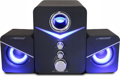 Esperanza Cancan 2.1 Speakers 6W Black