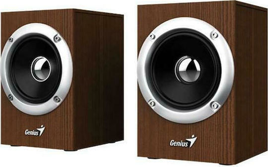 Genius SP-HF280 2.0 Speakers 6W Brown