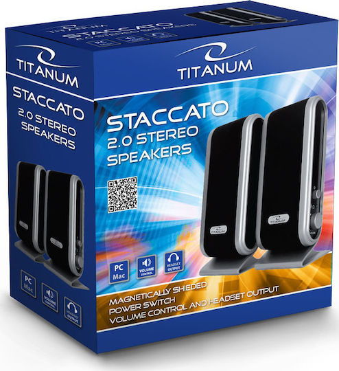 Esperanza TP102 2.0 Speakers 2W Black