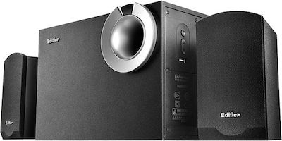 Edifier P2060 Ηχεία Υπολογιστή 2.1 με Ισχύ 30W σε Μαύρο Χρώμα